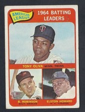 1965 TOPPS BASEBALL  #1 - #200 - STARS COMMONS TEAMS - SET BREAK - YOU PICK!