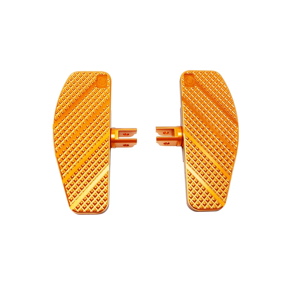 8.0" Orange Mini Foot Floorboards for Harley Breakout Fat Bob Low Rider ST FXBBS Foto 2 de 4