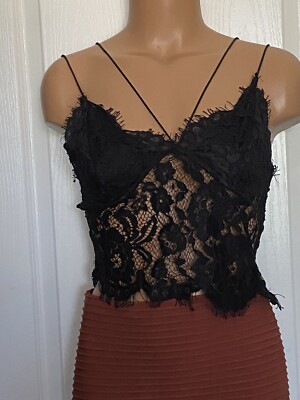 Missguided Lace Crop Cami (4)