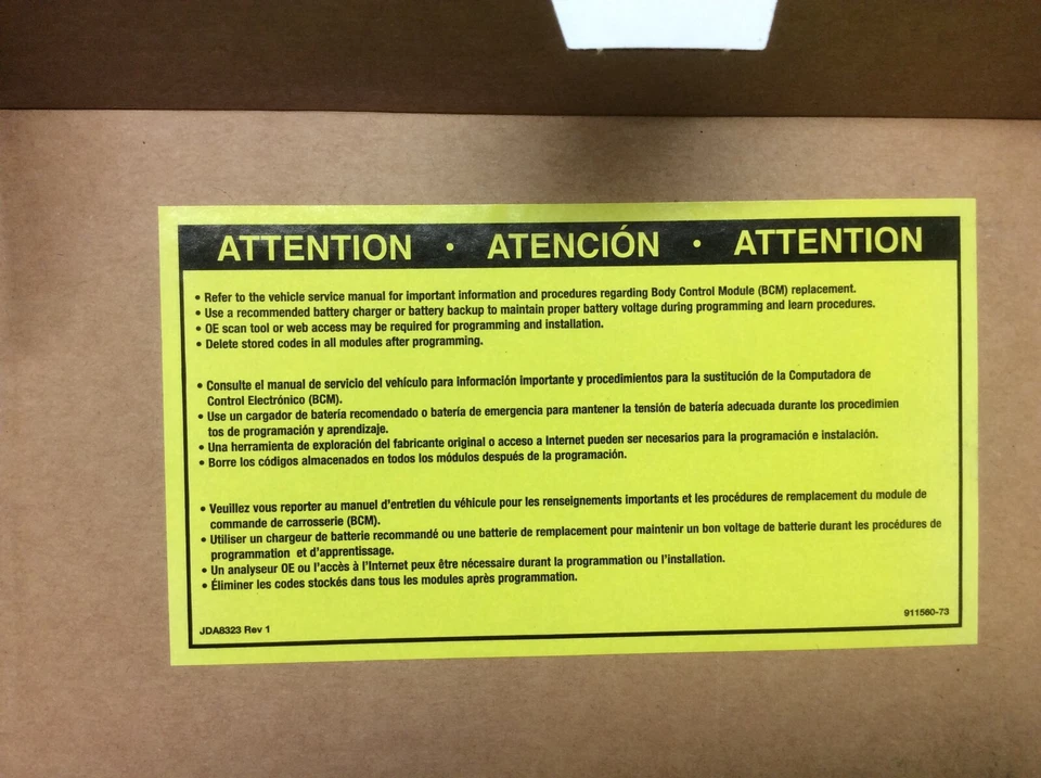 2001 2002 Oldsmobile Alero Pontiac Grand Am Body Control Module 73-4971 - Image 2 of 4