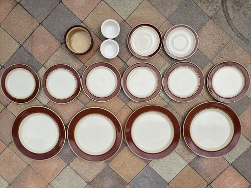 Juego de platos Ranmaru Sahara Sunterra Collection, platos de cena, gres, Japón - Imagen 3 de 7