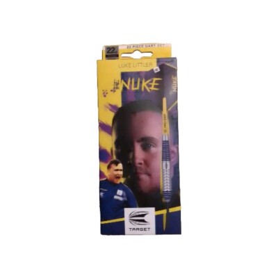 Target Darts Set Luke The Nuke Littler Brass Messing 22g Steel Dart Dartpfeile
