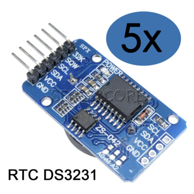 5PCS RTC DS3231 AT24C32 IIC Precision Real Time Clock Module Memory-