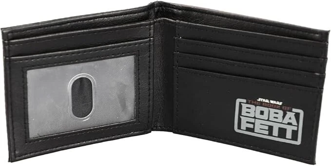 Bioworld Star Wars Boba Fett Nylon Bifold with Zipper and Rubber Patch - Image 3 of 4