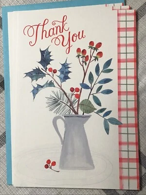 3 Hallmark Thank You Christmas Appreciation Card Cards Anyone 8x5.25 Expressions