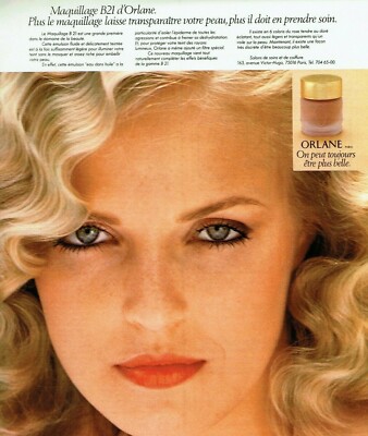  Advertising 0522 1976 Orlane Makeup Products to Be Beautiful