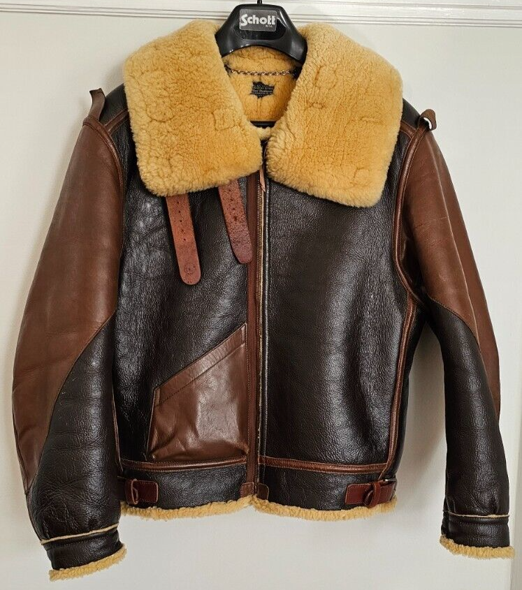 Ultra Rare Real McCoy's Real McQueen B3 Shearling Flight/Bomber