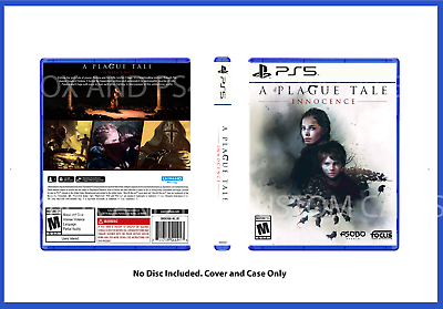 CUSTOM REPLACEMENT CASE NO DISC Plague Tale Innocence PS5 SEE DESCRIPTION