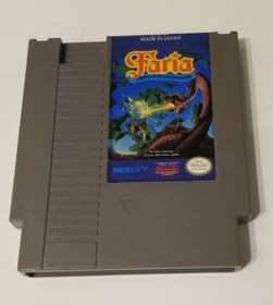 Faria: A World of Mystery and Danger Nintendo NES  Authentic Cartridge + case 