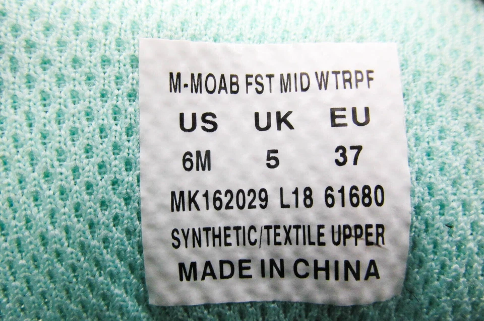 Zapato Merrell Juvenil Moab FST Talla Mediana 6Y Zapatilla Deportiva Trail Usado en muy buena calidad Foto 3 de 4