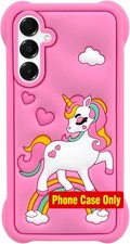 Cute Unicorn Phone Case for Samsung Galaxy A16 5G and A16 4G, Pink Kawaii Cover