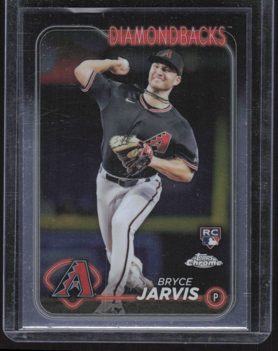2024 Topps Chrome Bryce Jarvis Rookie Arizona Diamondbacks #75