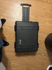 Pelican 1560 Case Hard Rolling Waterproof Wheeled Protector Case Black New