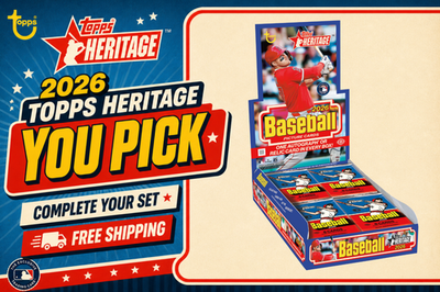 #ad 2026 Topps Heritage Baseball • Base #201–400 • YOU PICK Complete Your Set • NM M $0.99