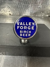Vintage Valley Forge Birch Beer Chrome Tap Handle Knob