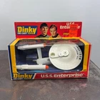 Vtg DINKY TOYS Star Trek U.S.S. ENTERPRISE No. 358 Diecast Toy 1977 w/ Box