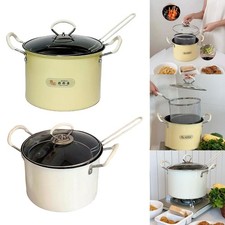 Pentola friggitrice con pentola giapponese chiara per il ristorante