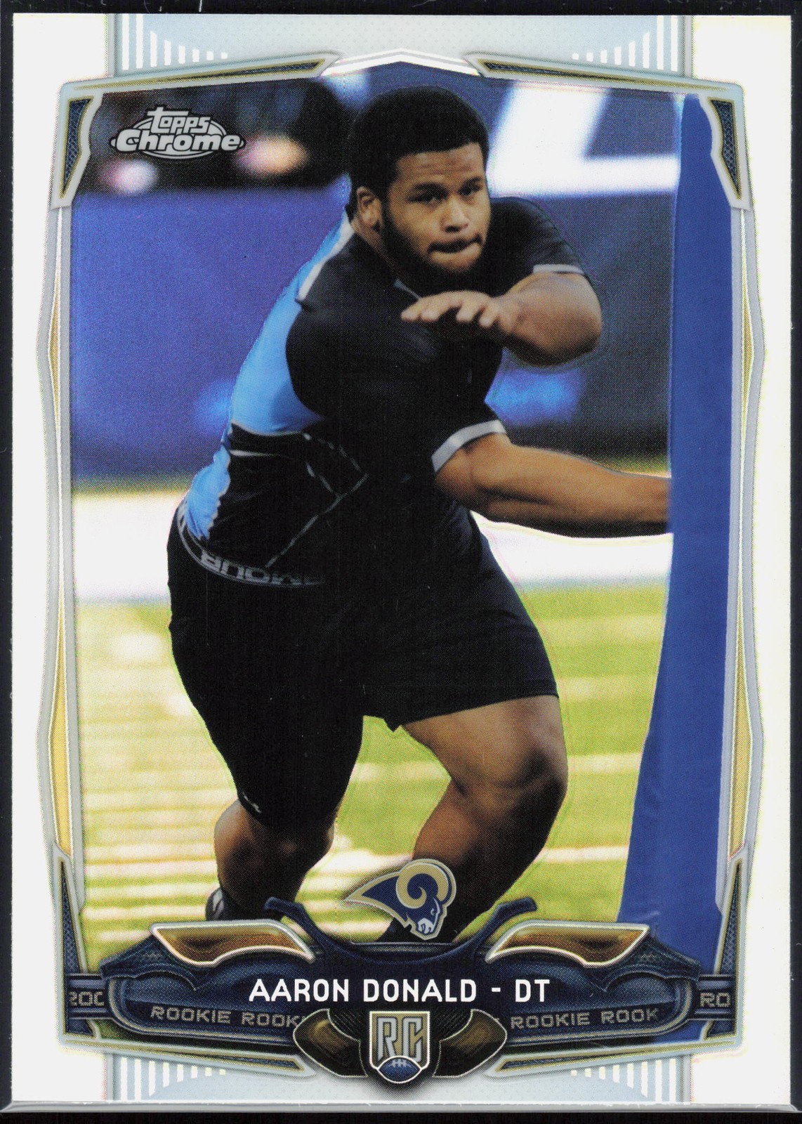 2014 Topps Chrome Aaron Donald Refractor Rookie #175