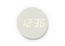 Crayon Mini Digital Wall Clock, Modern Night Light Digital Desk Clock, LED Wa...