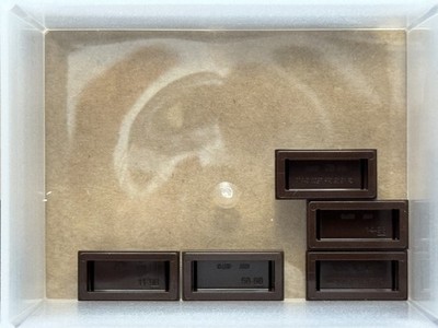 LEGO Parts - Dark Brown Tile 1 x 2 - No 3069 - QTY 5