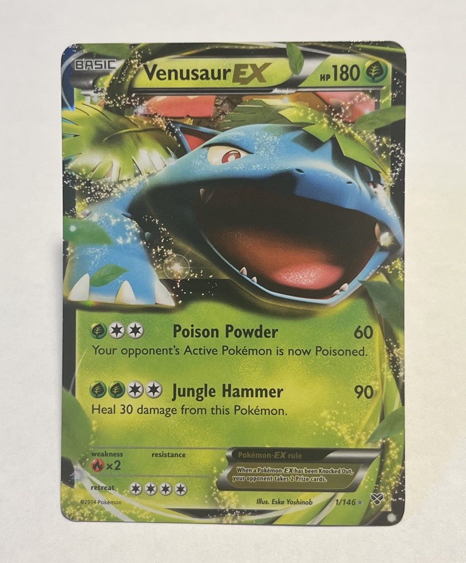 Venusaur EX 1/146 XY Base Set Holo Ultra Rare NM Pokémon Card