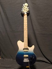 Sterling by Music Man Axis AX3QM Chitarra elettrica blu bianco sfumato Humbucker