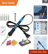 Versatile 90W Soldering Iron for DIY Projects   Precise Temp Control  Fast Heat