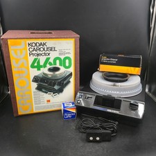 Kodak Carousel Slide Projector 4600 IOB w/ Accessories and Extra Lamp