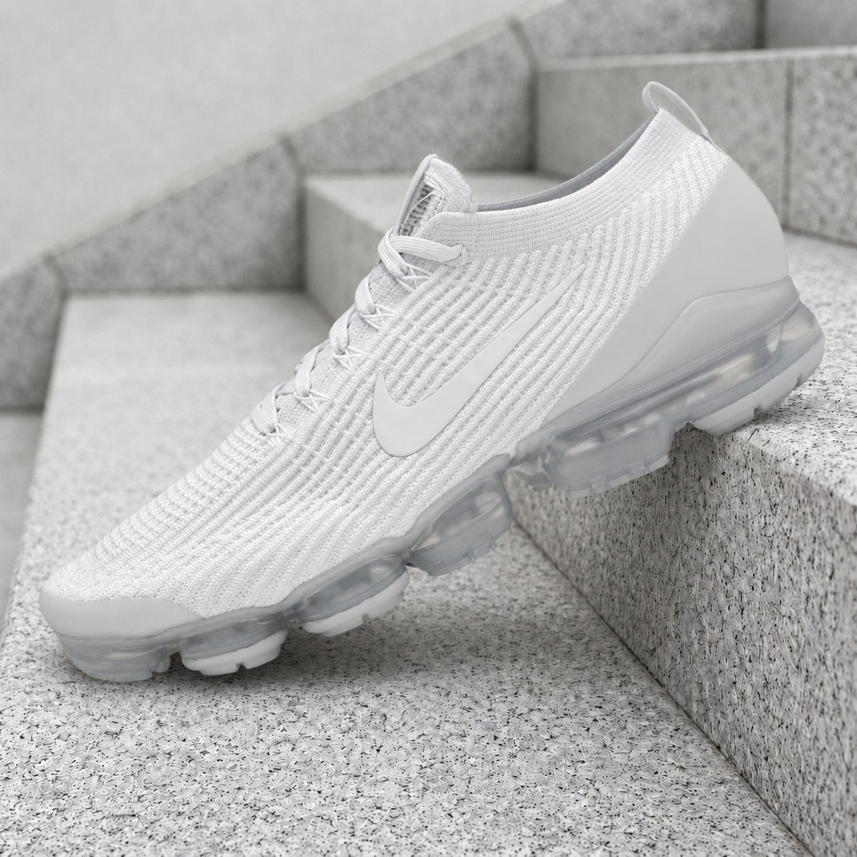 Nike Air Vapormax Flykknit 3 White Pure Platinum AJ6900-102 Mens
