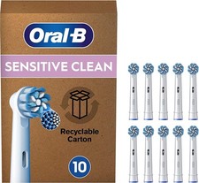 Oral-B Sensitive Clean Spazzolino da Denti, 10 Pezzi, Bianco