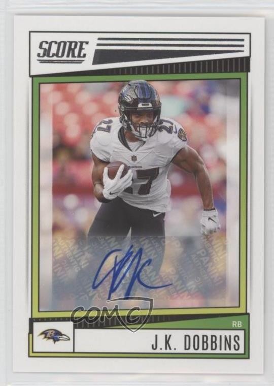 2022 Score Signatures JK Dobbins #185 Auto 0z9m