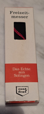 Taschenmesser Solingen Richartz  Der WAL aus Stahl schwarz