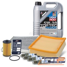 INSPEKTIONSPAKET FILTERSET C SET + Z&Uuml;NDKERZEN F&Uuml;R OPEL CORSA D E 1.0 1.2 1.4