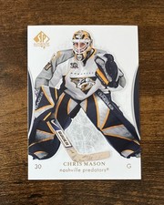 2007-08 Upper Deck SP Authentic Chris Mason #86 Nashville Predators