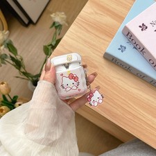 Cute Kawaii Cat Wave Silicone Shockproof Case For AirPods 1/2/3/4 Pro2 Pro3