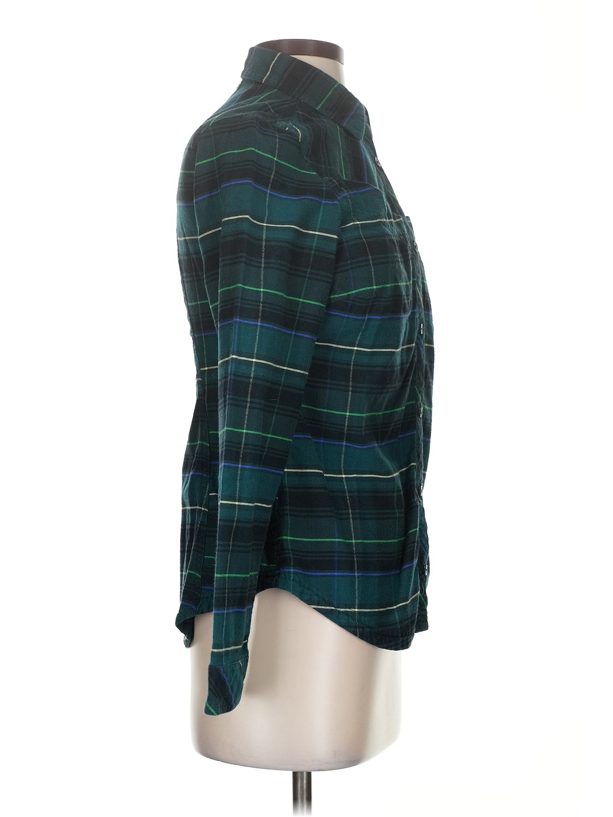 Columbia Women Green Long Sleeve Blouse XS thumbnail 3