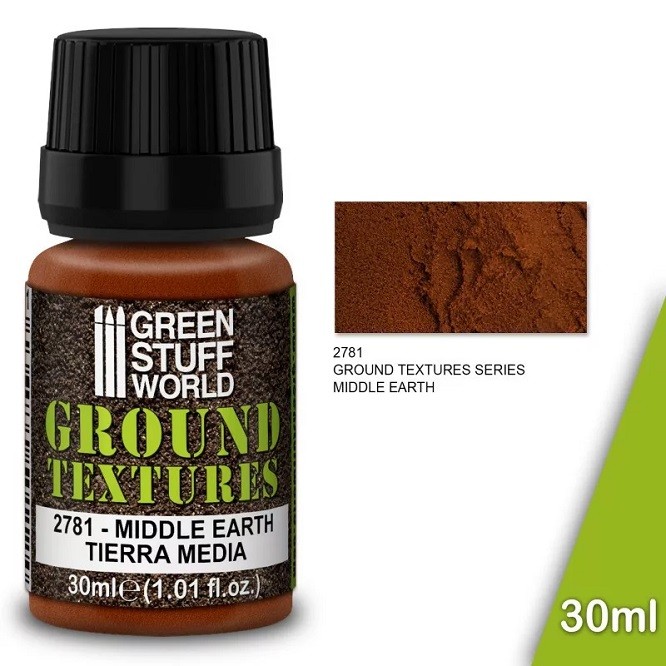 Green Stuff World GSW2781 - Earth Textures - Middle Earth 30 ml - New