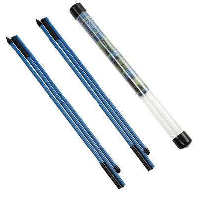 Rhino Valley Golf Alignment Sticks - 2er Pack zusammenklappbar Training 2er Pack, blau 