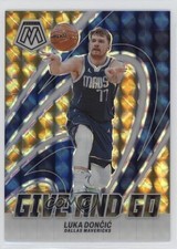 2023 Mosaic Give and Go Reactive Yellow Prizm 6/99 Luka Doncic Dončić #11 18jt