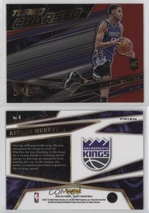 2022-23 Panini Select Turbocharged Red Prizm Keegan Murray #4 Rookie RC