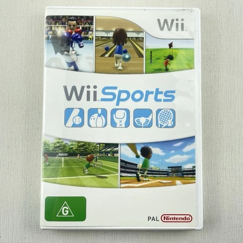 Wii Sports Nintendo Game PAL Wiisports Inc Manual with Tracked Post