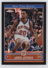 2006-07 Topps Chrome Black Refractor 85/99 Jared Jeffries #150 0p10
