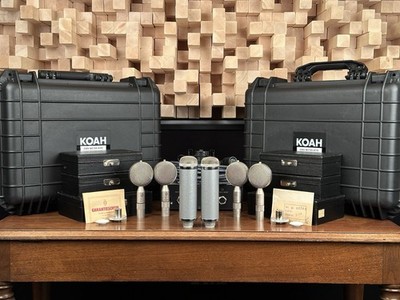 Vintage Neumann Gefell CMV 563 Seq. Pair with M55K, M7, and M8 Capsules. CMV563