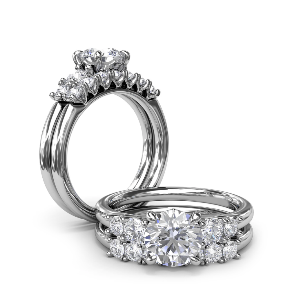 Lab Grown Round Diamond Set Wedding Ring 2.3k...
