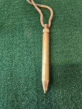 VINTAGE BRASS FLINTLOCK Pan Primer for 4F Powder