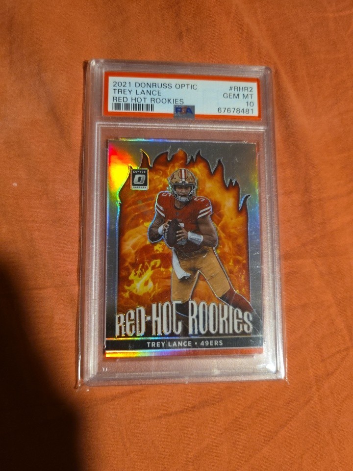 Trey Lance Panini Donruss Optic Red Hot Rookies #RHR2 Base