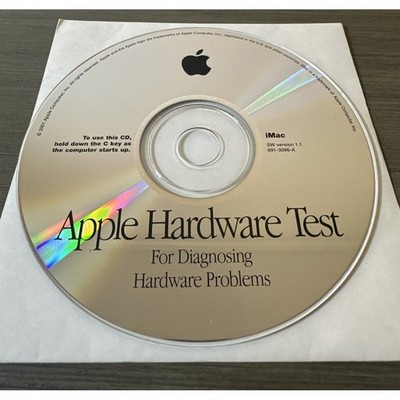 Apple Hardware Test Software CD Disc for iMac SW Version 1.1 691-3096-A