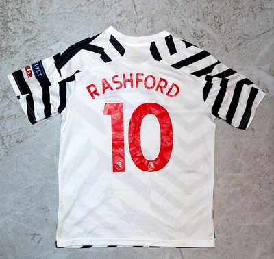 Adidas Man Utd 20/21 Away Jersey Youth XL Rashford #10 UCL