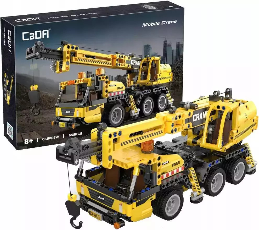 6948061927598 Klocki Cada Make Your Bricks Move C65005W uraw samojezdny Dwig 6 11690₽