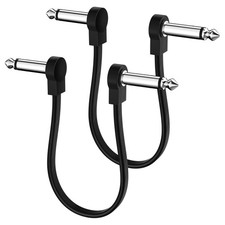 Professional 2 Pack 24 Inch Guitar Patch Cables, Noise and Long-Lasting Guita...